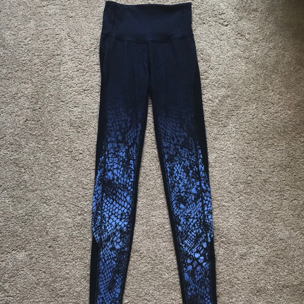 Black a blue pants